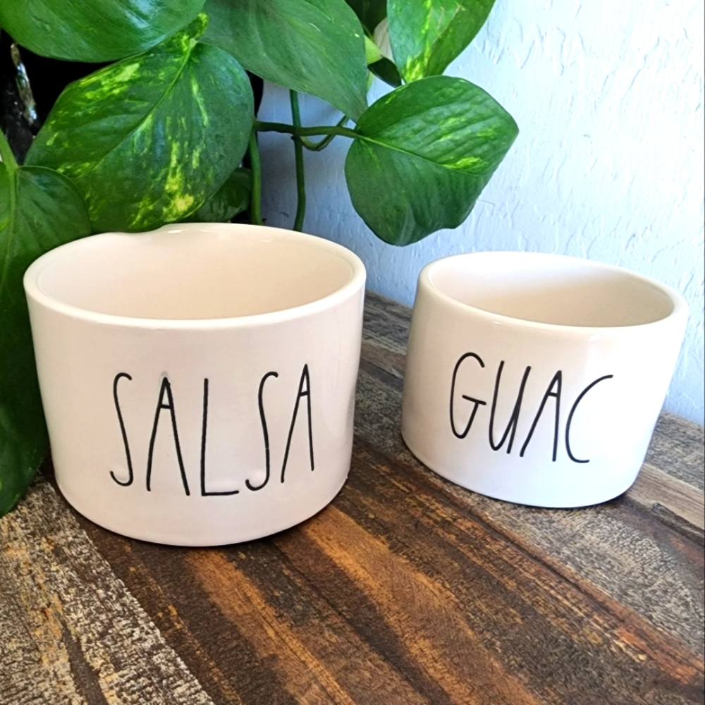 Rae Dunn Salsa & Guac Dishes